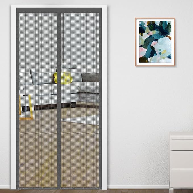 magic mesh magnetic screen door net